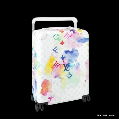 MONOGRAM CUSTOM HORIZON 55 SUITCASE 37L WATERCOLOUR 0726